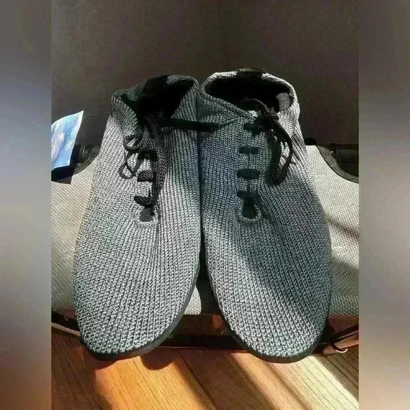 Arcopedico Knit Sneakers Lace Up Titanium Gray Size 44 NEW WITH TAGS - Picture 5 of 8